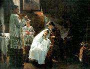 Cristobal Rojas The First and Last Communion painting
